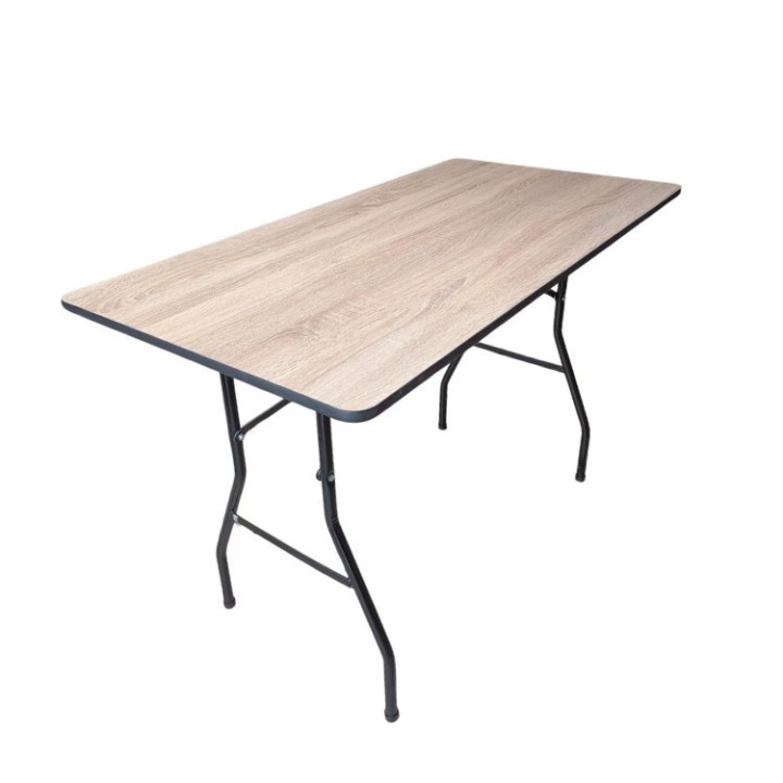 Mesa plegable Rustic sand 60cm x 120cm