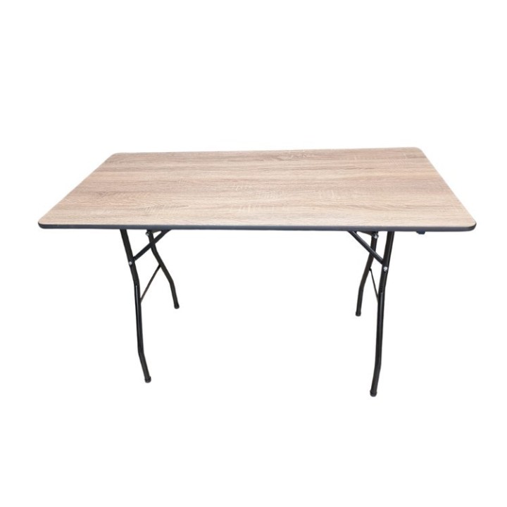 Mesa plegable Rustic sand 60cm x 120cm