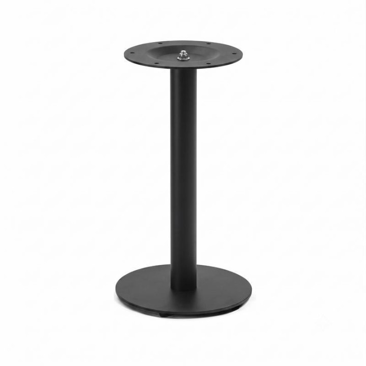 Base redonda para mesa metalica para restaurante altura 75cm, desarmable - Myp company