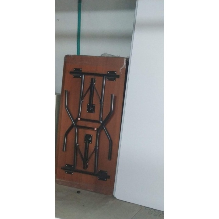 Mesa Plegable Auxiliar para Invitados Reuniones 60x120cm - MYP COMPANY