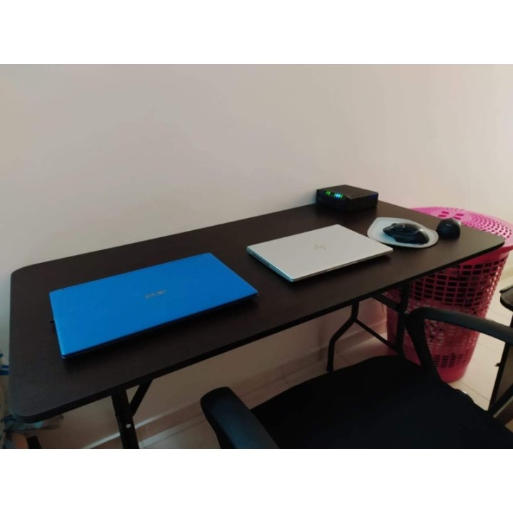 Mesa Plegable Auxiliar para Invitados Reuniones 60x120cm - MYP COMPANY