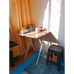 Mesa Escritorio Plegable Tabaquillo-Blanco 60x60x75 | MYP COMPANY