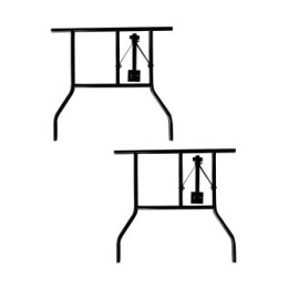 Juego par de patas plegables para mesa redonda de eventos 79cm x 75cm
