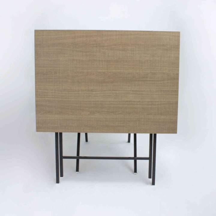 Mesa Escritorio Plegable Mallado Y Negro 90cm