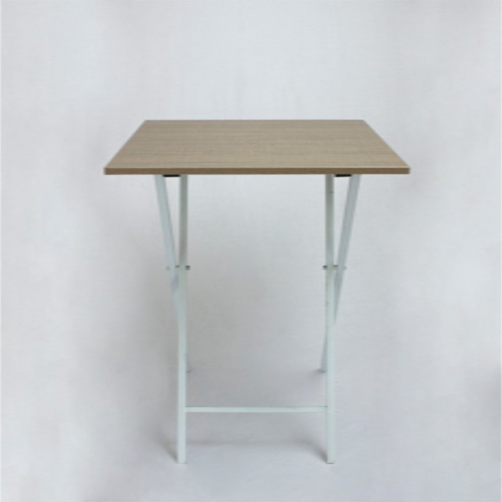 Mesa Escritorio Plegable Mallado y Blanco 60cm