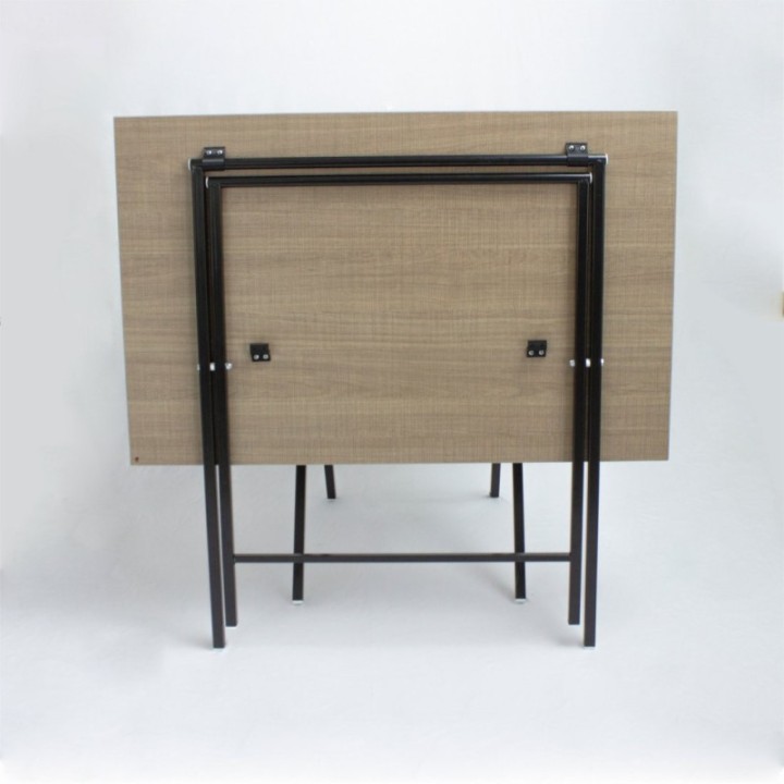 Mesa Escritorio Plegable Mallado Y Negro 90cm