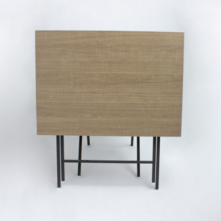 Mesa Escritorio Plegable Mallado Y Negro 90cm