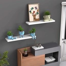 repisas flotantes en madera