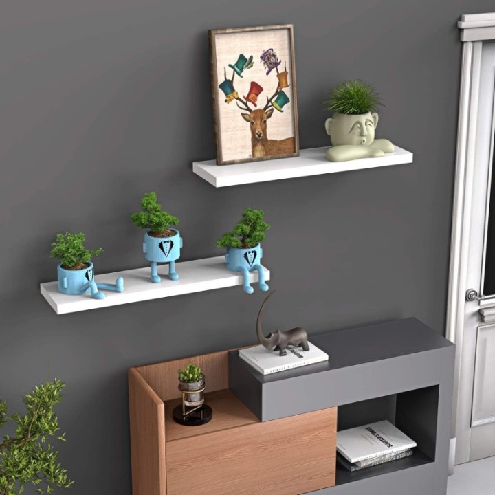 repisas flotantes en madera