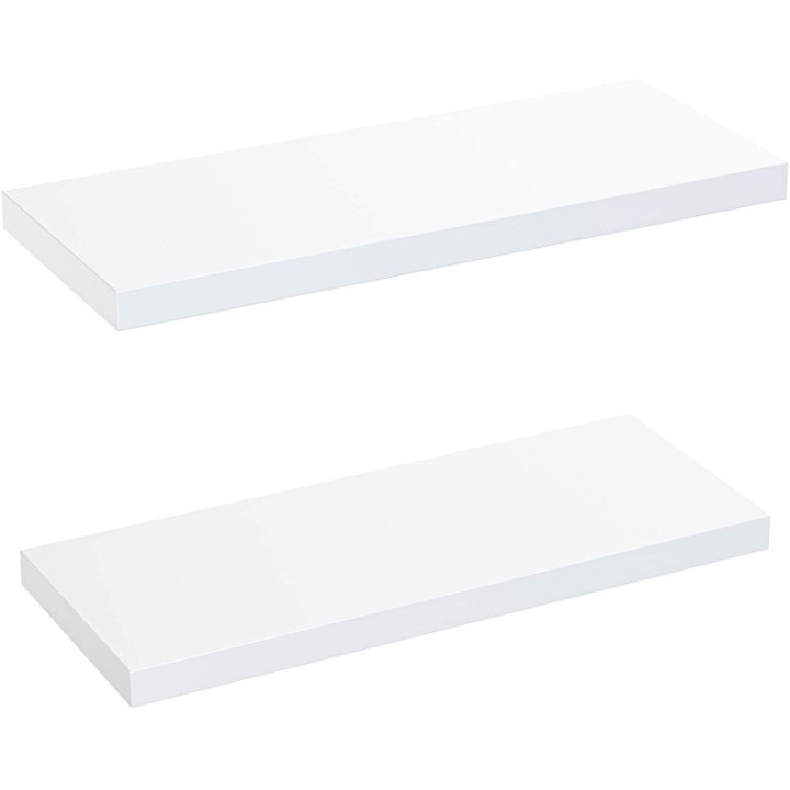 Set 2 Repisas Flotantes Decoracion Moderna 10cm Fondo
