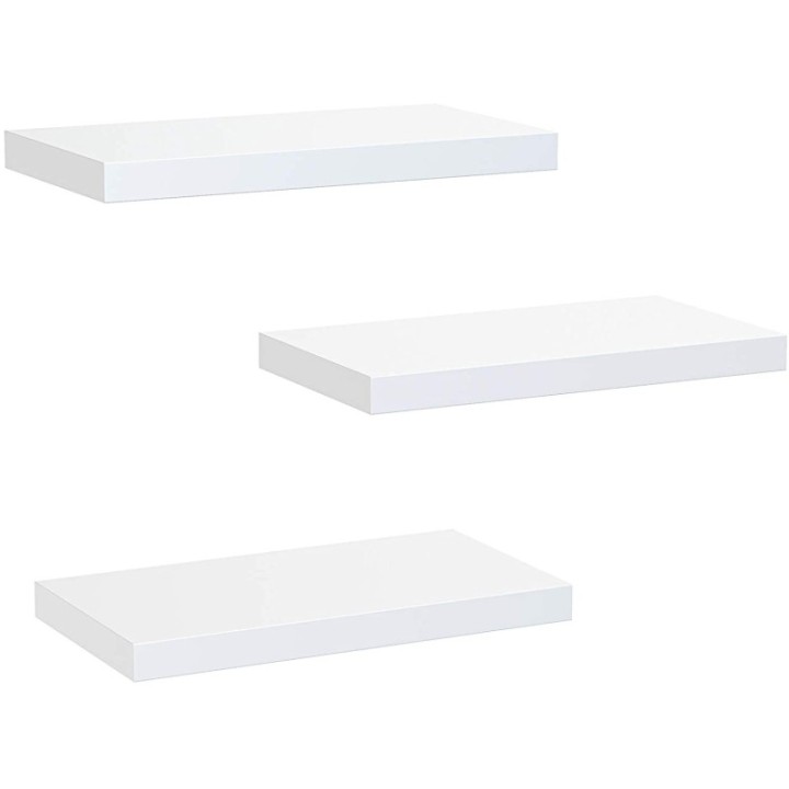 Set 3 Repisas Flotantes Modernas 10cm Fondo