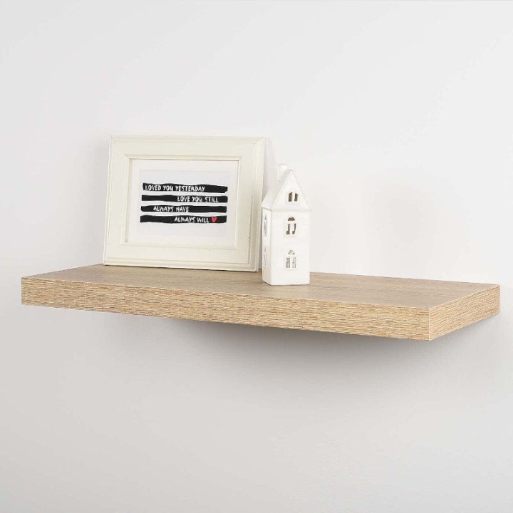 Repisa en madera, Tabaquillo, 30cm largo, 10cm Fondo